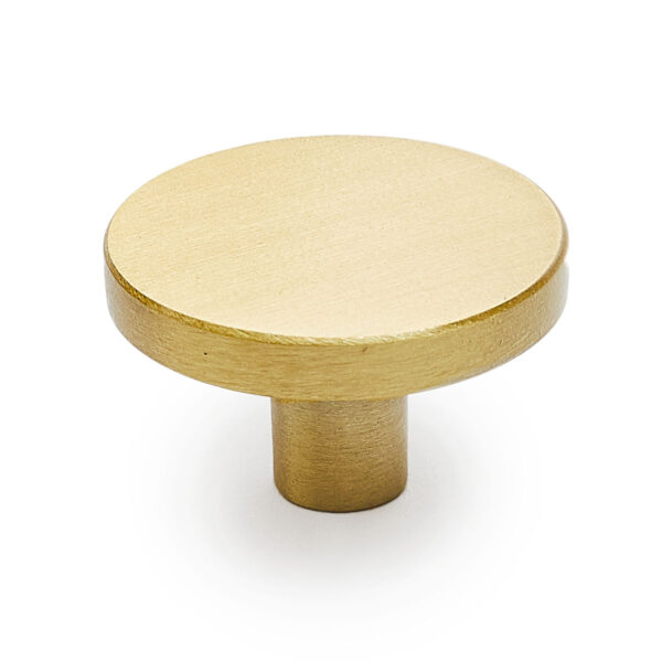 Moud Home Dot rund knage i børstet messing Ø3,2 cm