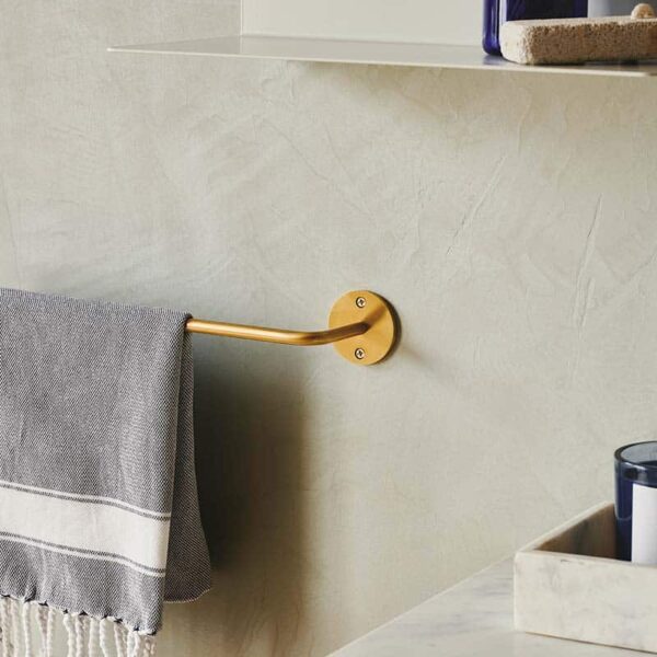 MOUD Home Wall håndklædeholder i messing
