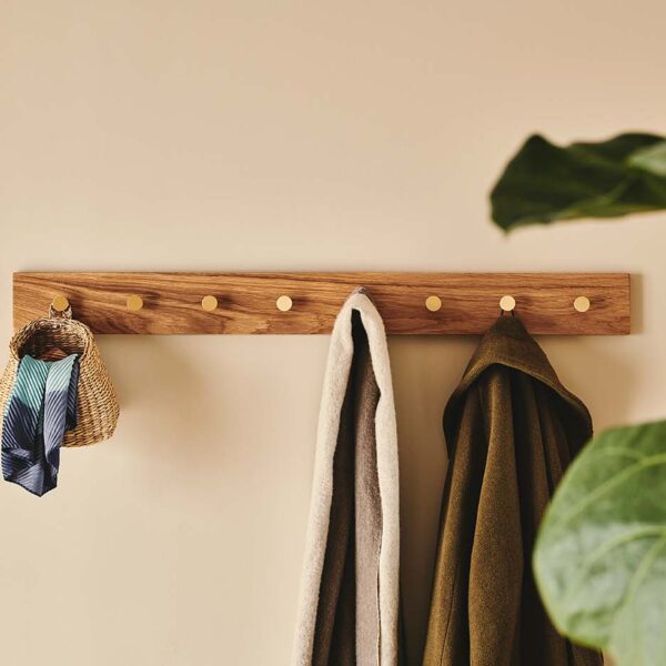 MOUD Home oak knagerække 100 cm