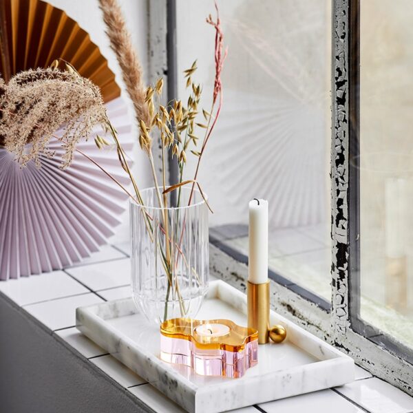 MOUD Home Cloud lysestage pink og amber