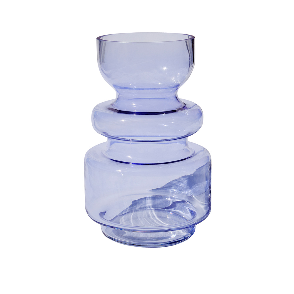 Billede af CURVE vase - lys lilla - 26 cm