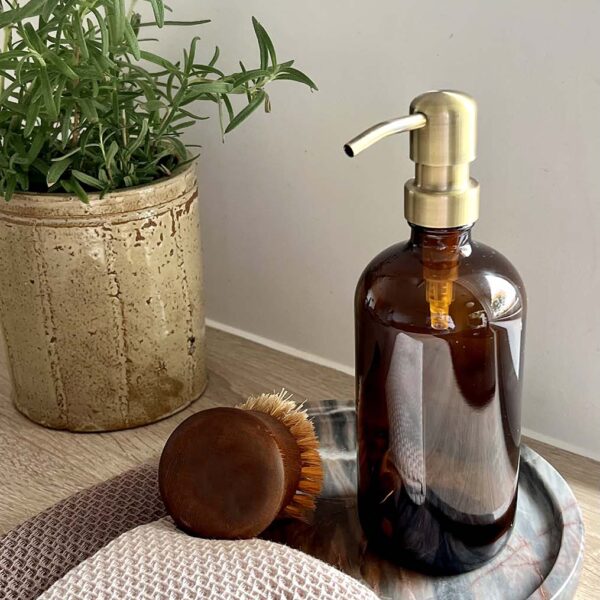 MOUD Home Marbi bakke i brun marmor, rund