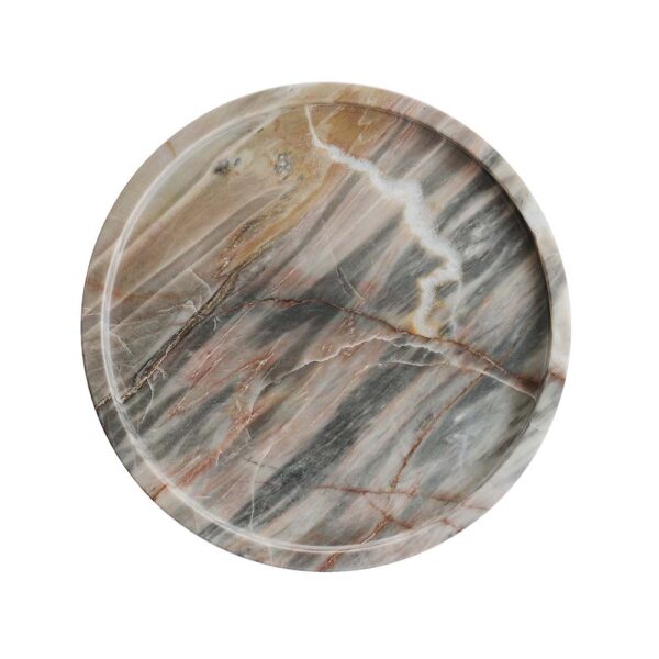 MOUD Home marbi marmor bakke i brun marmor dia 22 cm