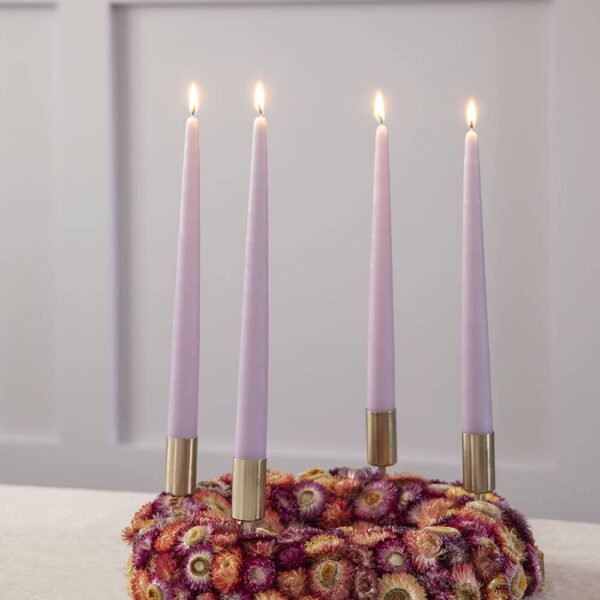 MOUD Home spike lysholder i børstet messing