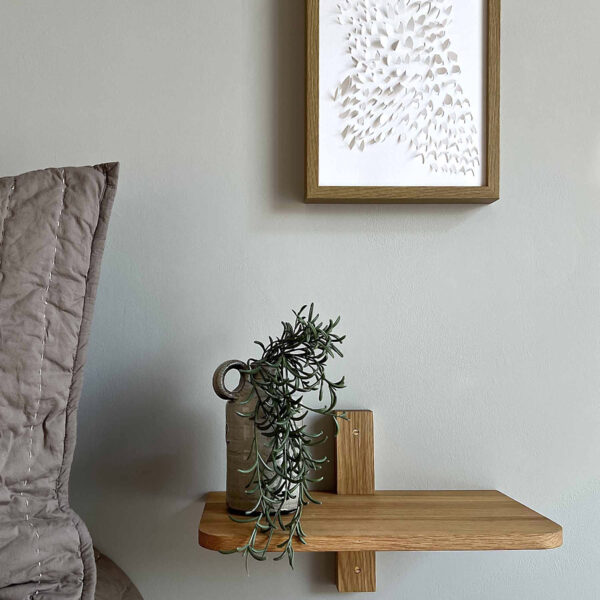 MOUD Home Nord egetræshylde 30 cm