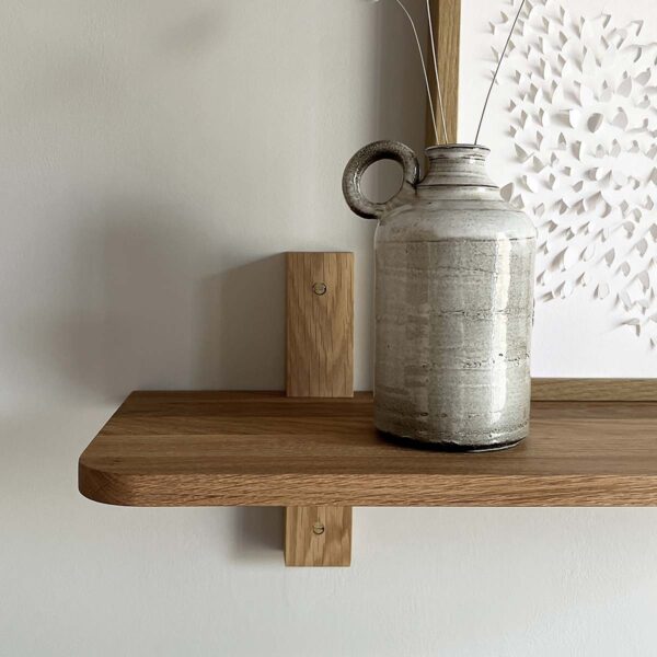 MOUD Home Nord egetræshylde 60 cm