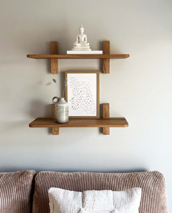 MOUD Home Nord egetræshylde 60 cm
