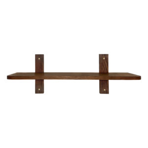 MOUD Home Nord hylde i massiv termo ask med messing skruer. 60 cm
