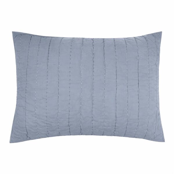 MOUD Home Senses quiltet blå pudebetræk, 50x70 cm