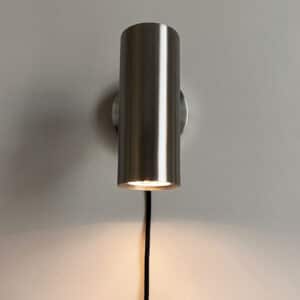 MOUD Home kyst væglampe i børstet stål